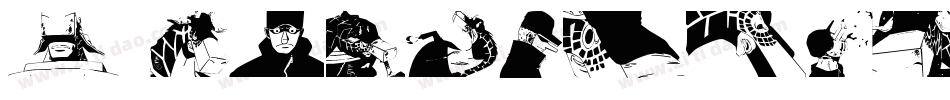SuRealDingbats-VolumeOne字体转换