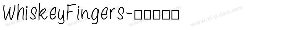 WhiskeyFingers字体转换