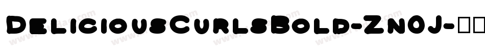 DeliciousCurlsBold-Zn0J字体转换