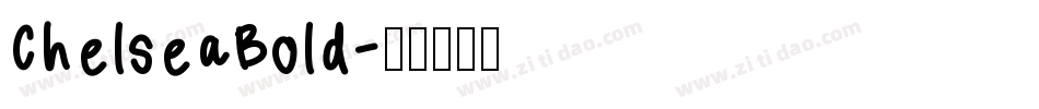 ChelseaBold字体转换