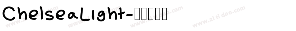 ChelseaLight字体转换