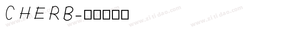 CHERB字体转换