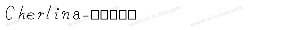 Cherlina字体转换