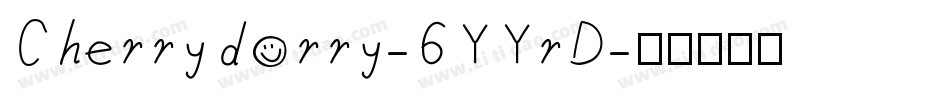 Cherrydorry-6YYrD字体转换