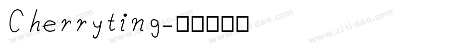 Cherryting字体转换