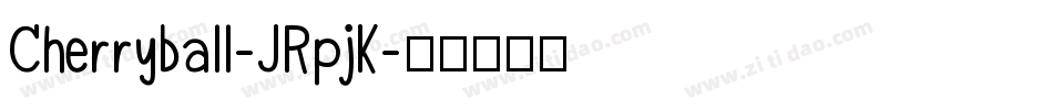 Cherryball-JRpjK字体转换