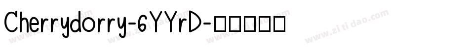Cherrydorry-6YYrD字体转换