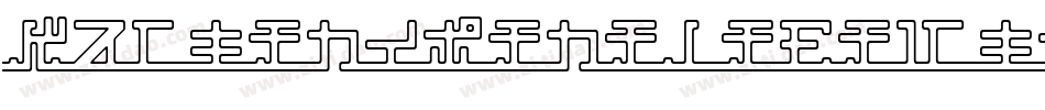 FrigateKatakanaLight-n1O字体转换