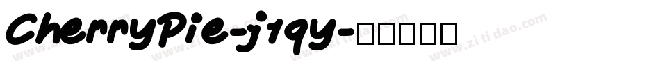 CherryPie-j1qy字体转换