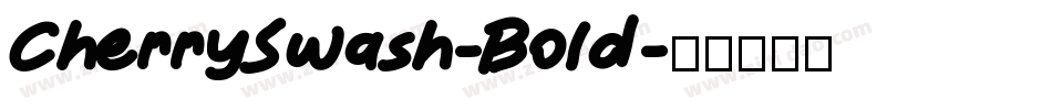 CherrySwash-Bold字体转换