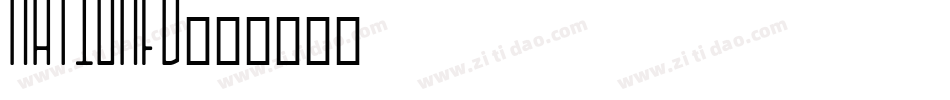 NATIONFD字体转换