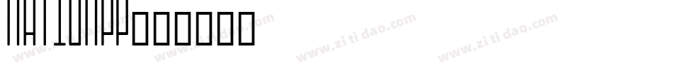 NATIONPP字体转换