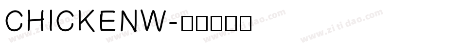 CHICKENW字体转换