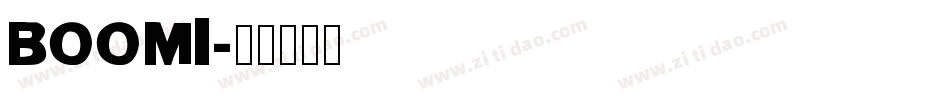 BOOMI字体转换