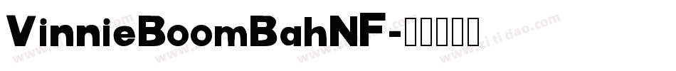 VinnieBoomBahNF字体转换