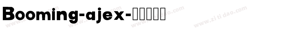 Booming-ajex字体转换