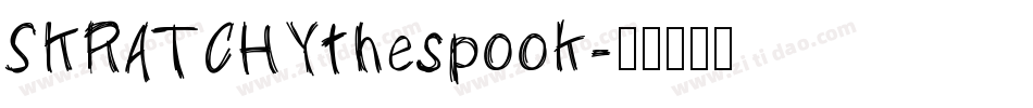 SKRATCHYthespook字体转换