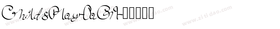 ChildsPlay-0aG9字体转换