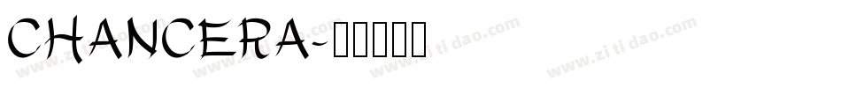 CHANCERA字体转换