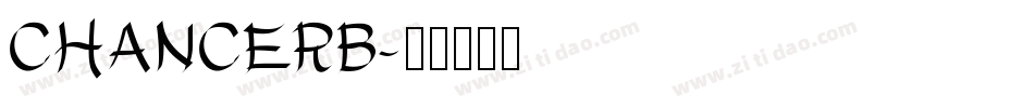 CHANCERB字体转换