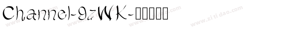 Channel-9zWK字体转换
