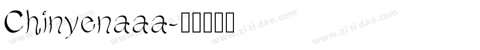 Chinyenaaa字体转换