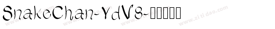 SnakeChan-YdV8字体转换