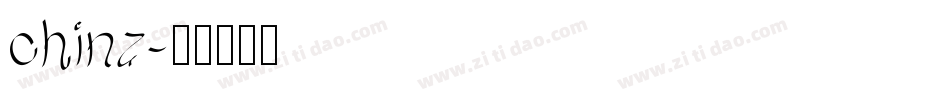 chinz字体转换