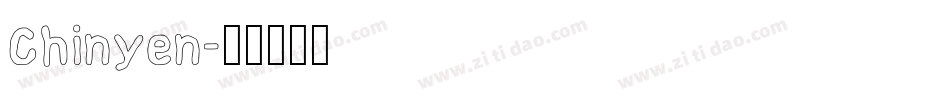 Chinyen字体转换