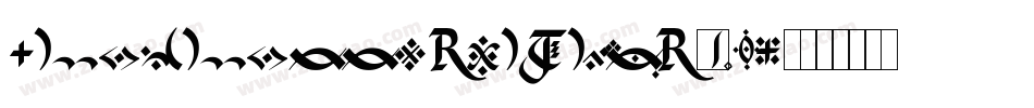 KingthingsSerifique-DJy1字体转换