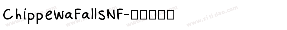ChippewaFallsNF字体转换