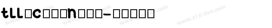 TLLeChatNoir字体转换