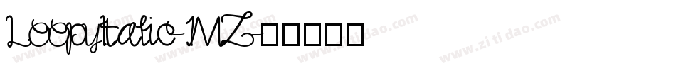 LoopyItalic-1MZ字体转换