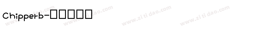 Chipperb字体转换