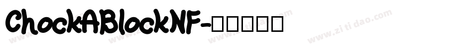 ChockABlockNF字体转换