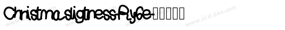 Christmasligtness-Ry6e字体转换
