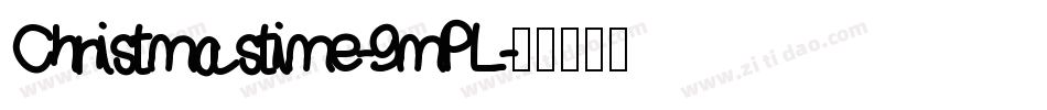 Christmastime-9mPL字体转换