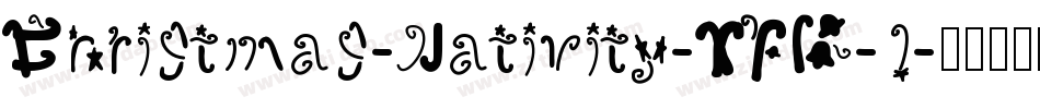 Christmas-Nativity-TFB-1字体转换