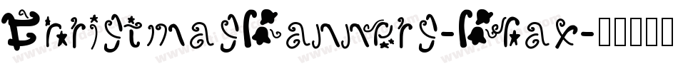 ChristmasBanners-B6ax字体转换