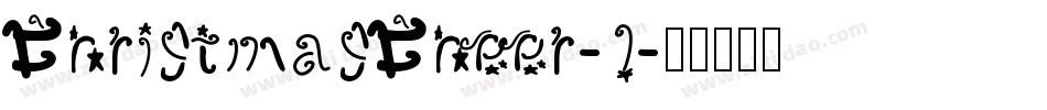 ChristmasCheer-1字体转换