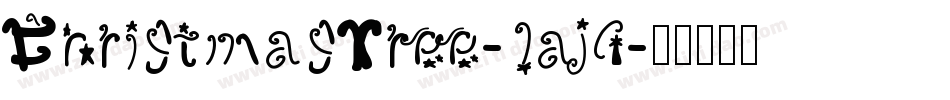 ChristmasTree-1aj4字体转换