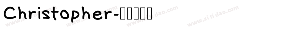 Christopher字体转换