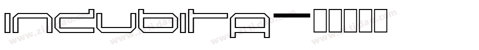 INDUBITA字体转换