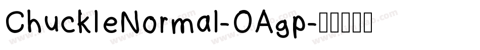 ChuckleNormal-OAgp字体转换