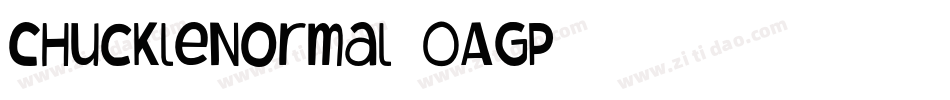 ChuckleNormal-OAgp字体转换