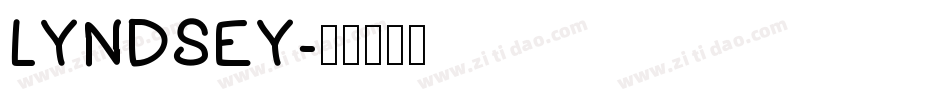 LYNDSEY字体转换