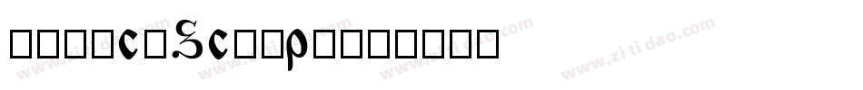 ChurchScript字体转换