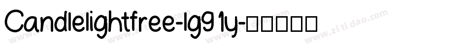 Candlelightfree-lg91y字体转换