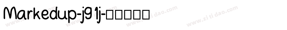 Markedup-j91j字体转换