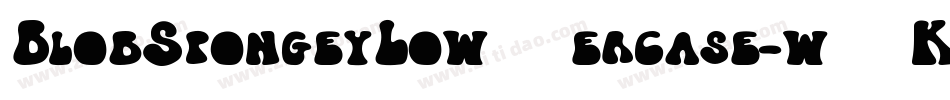BlobSpongeyLowercase-wKq3字体转换